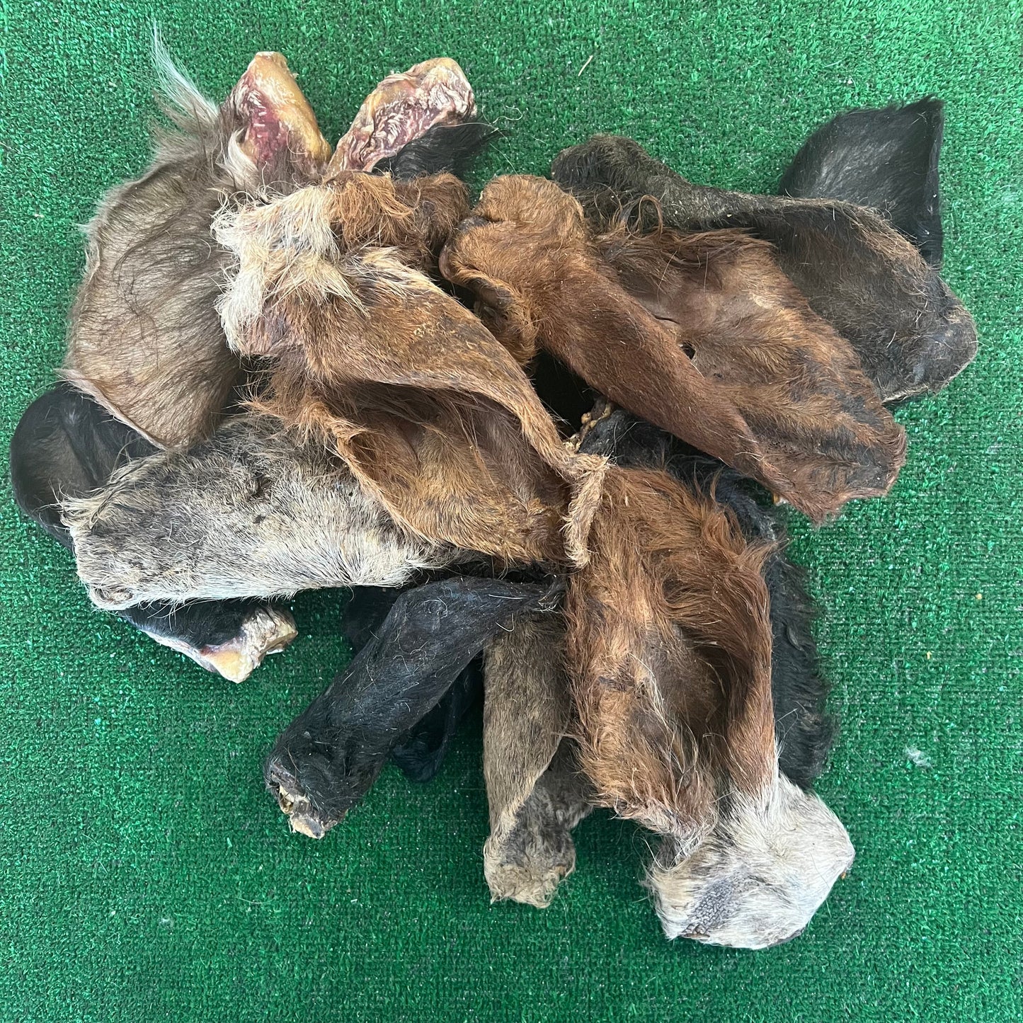 30 x Hairy Cow Ears - 100% natural, free from raw hide & any hidden nasties.