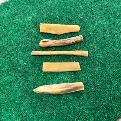 5 x Cows Head Skin - Natural Doggy Treats