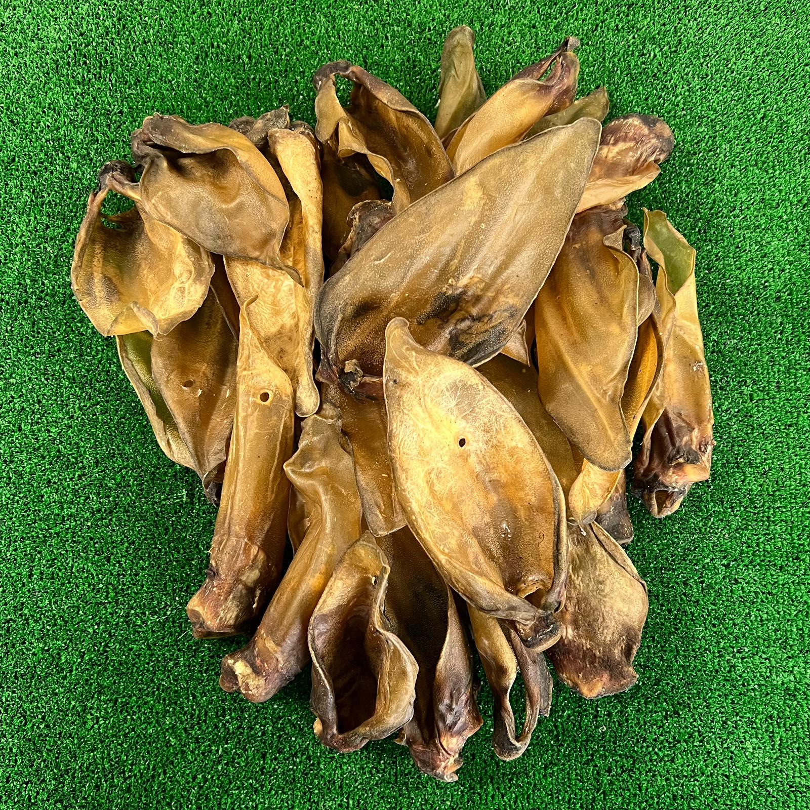 30 x Non Hairy Cow Ears - 100% natural, free from raw hide & any hidden nasties.