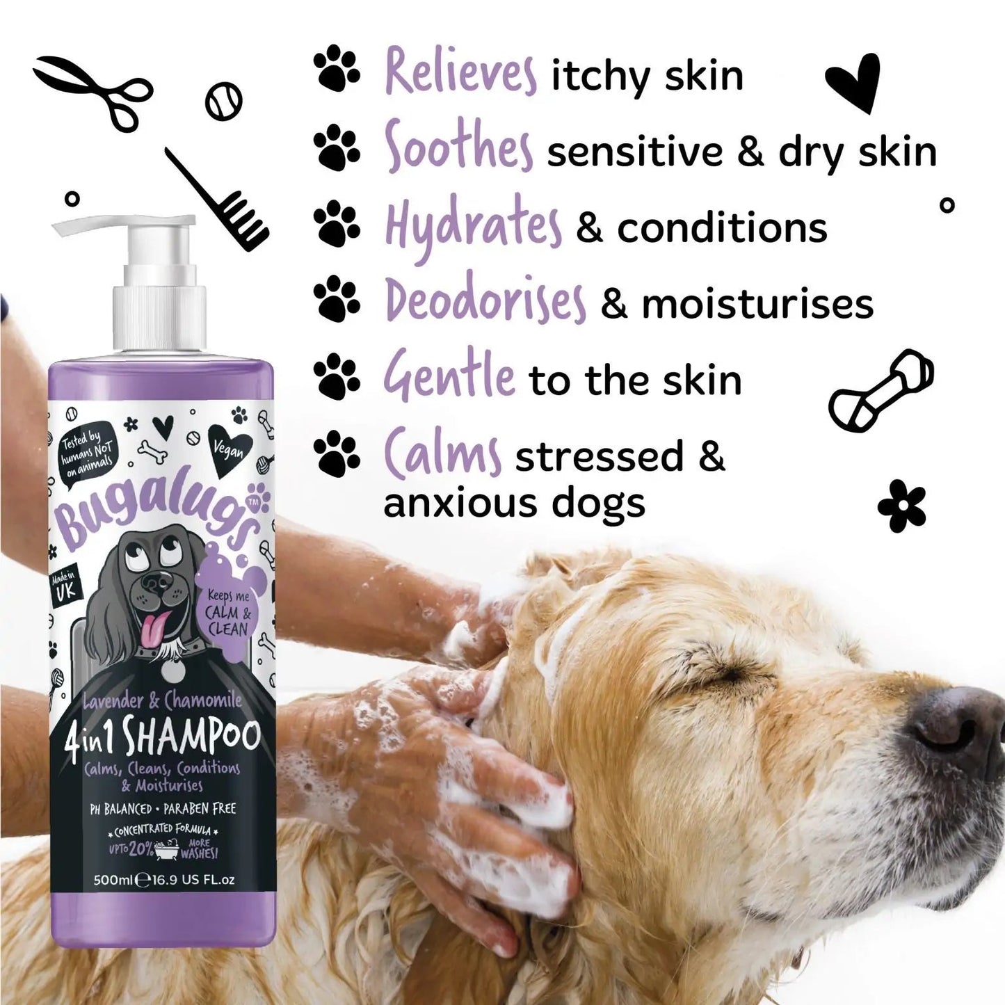 Bugalugs 4 in 1 Shampoo - Natural Doggy Treats