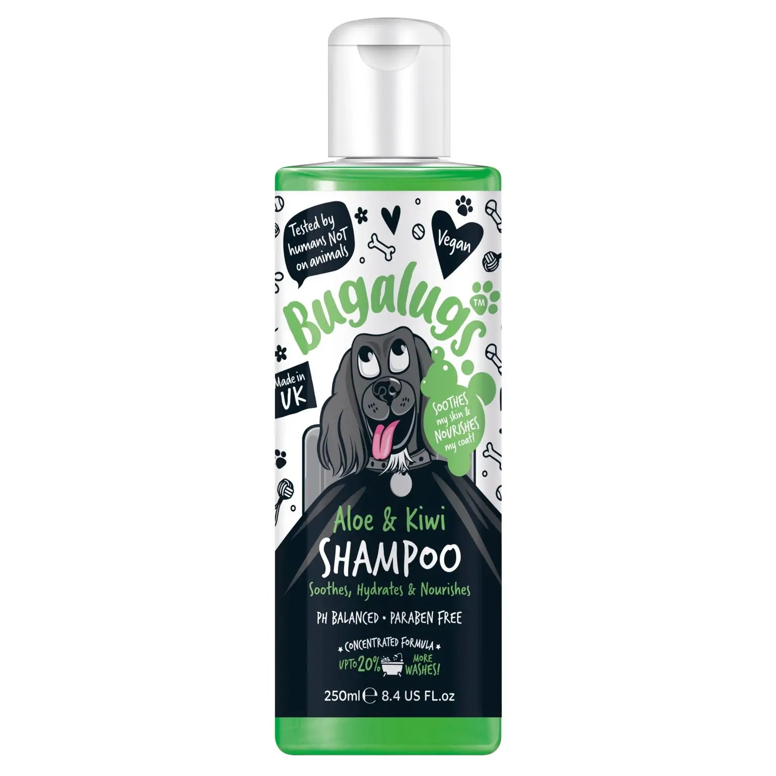 Bugalugs Aloe & Kiwi Shampoo - Natural Doggy Treats