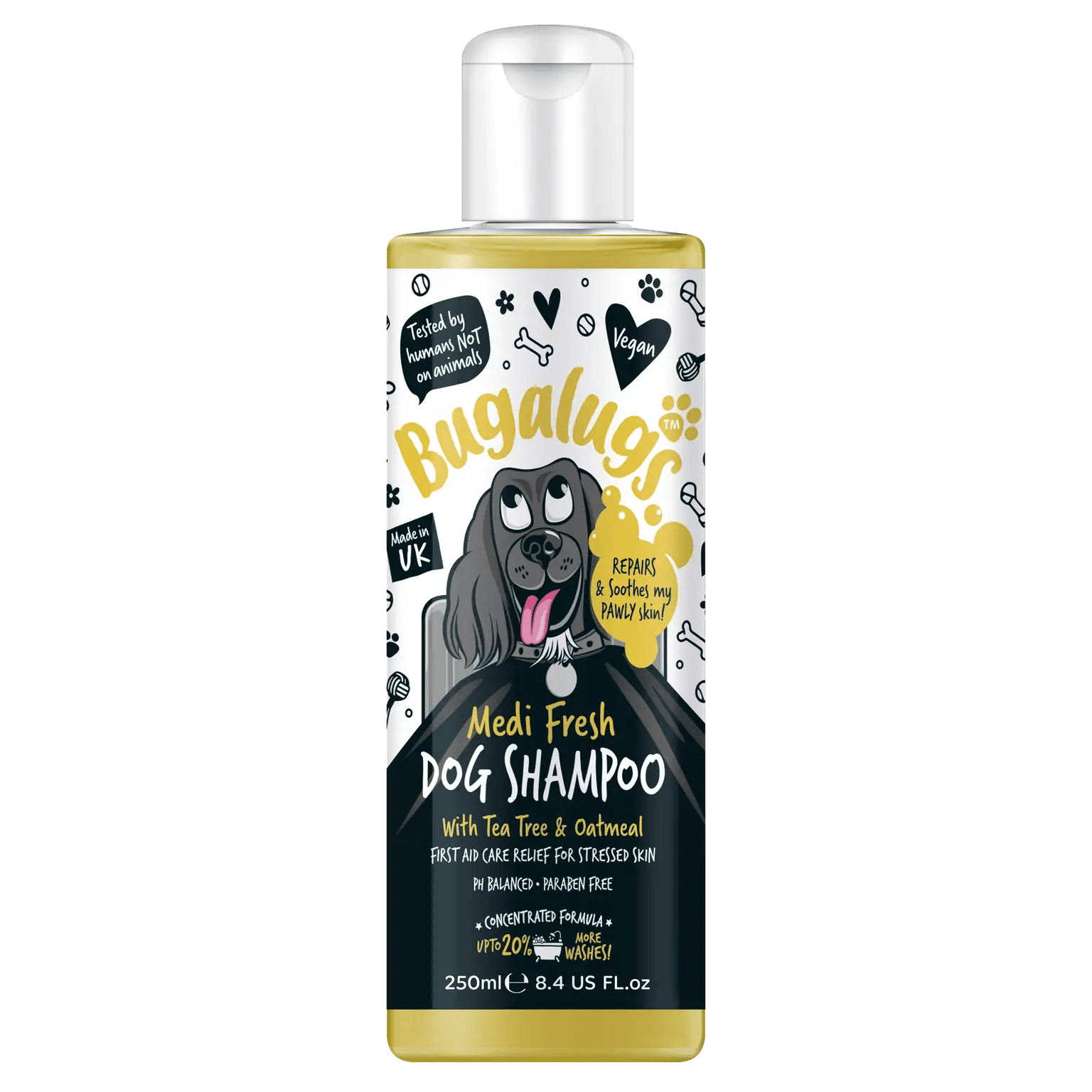 Bugalugs Medi Fresh Dog Shampoo - Natural Doggy Treats