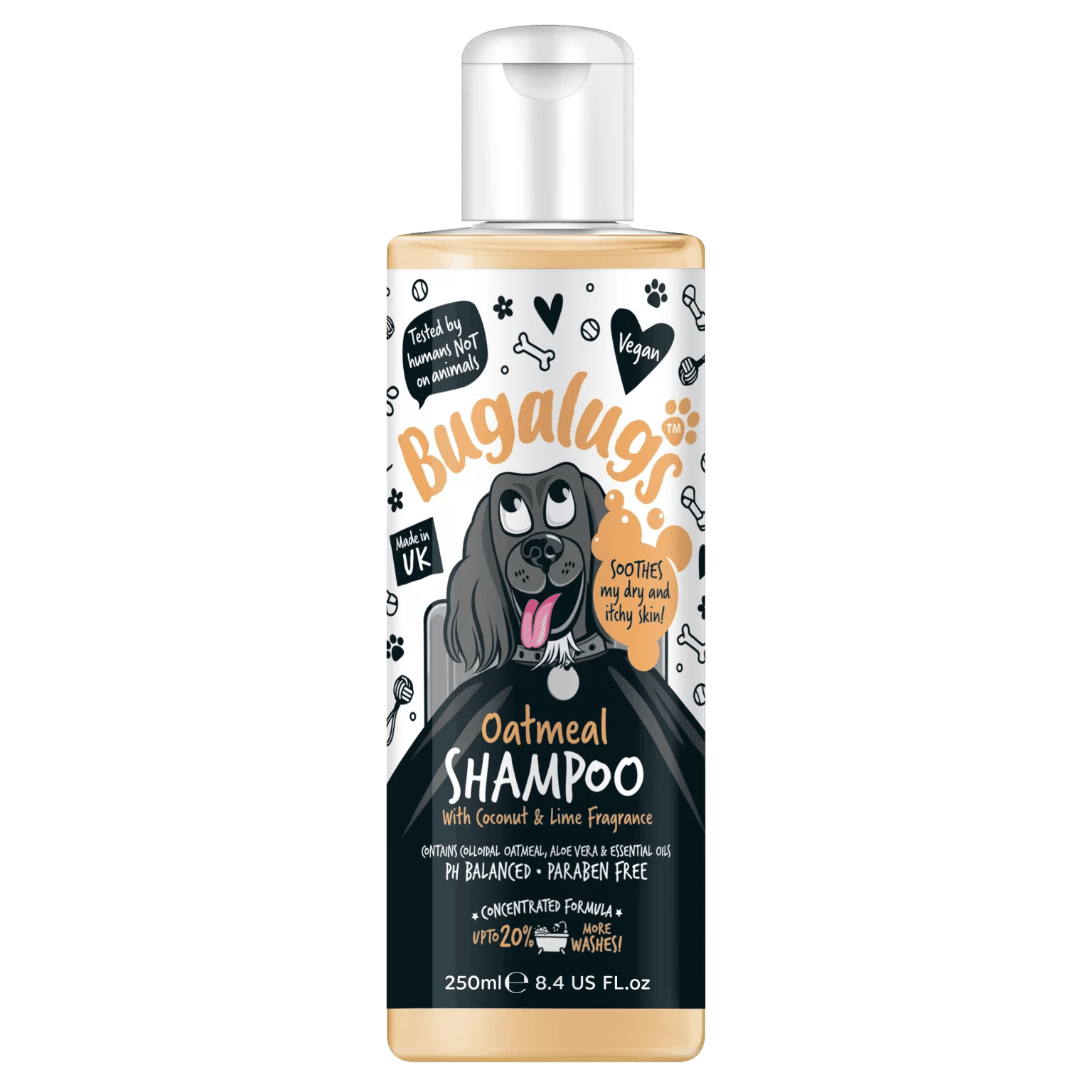 Bugalugs Oatmeal Shampoo - Natural Doggy Treats