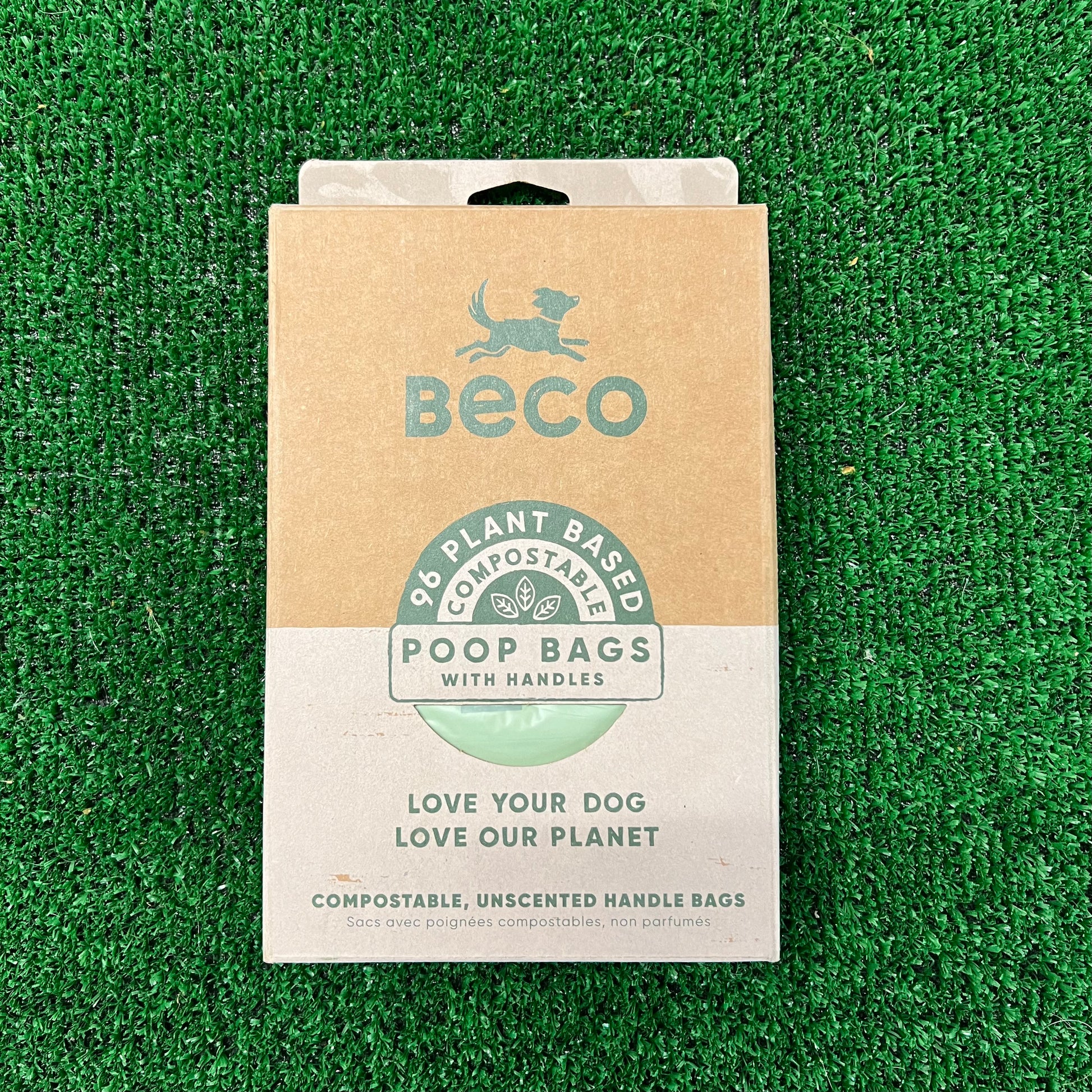 Beco 60 mint scented bags - 100% natural, free from raw hide & any hidden nasties.
