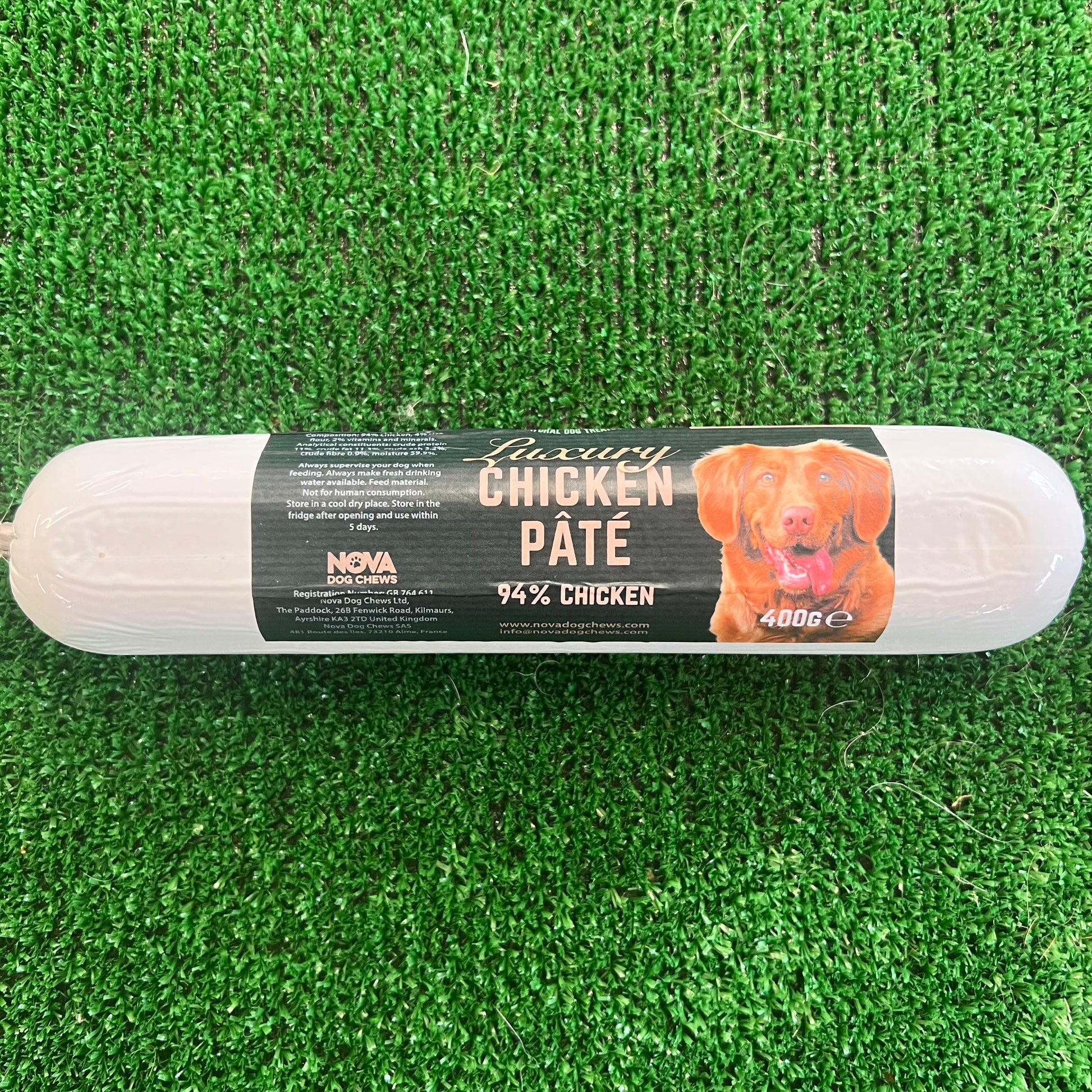Pate - 100% natural, free from raw hide & any hidden nasties.