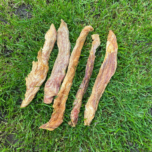 5 x Turkey Breast Strips - 100% natural, free from raw hide & any hidden nasties.