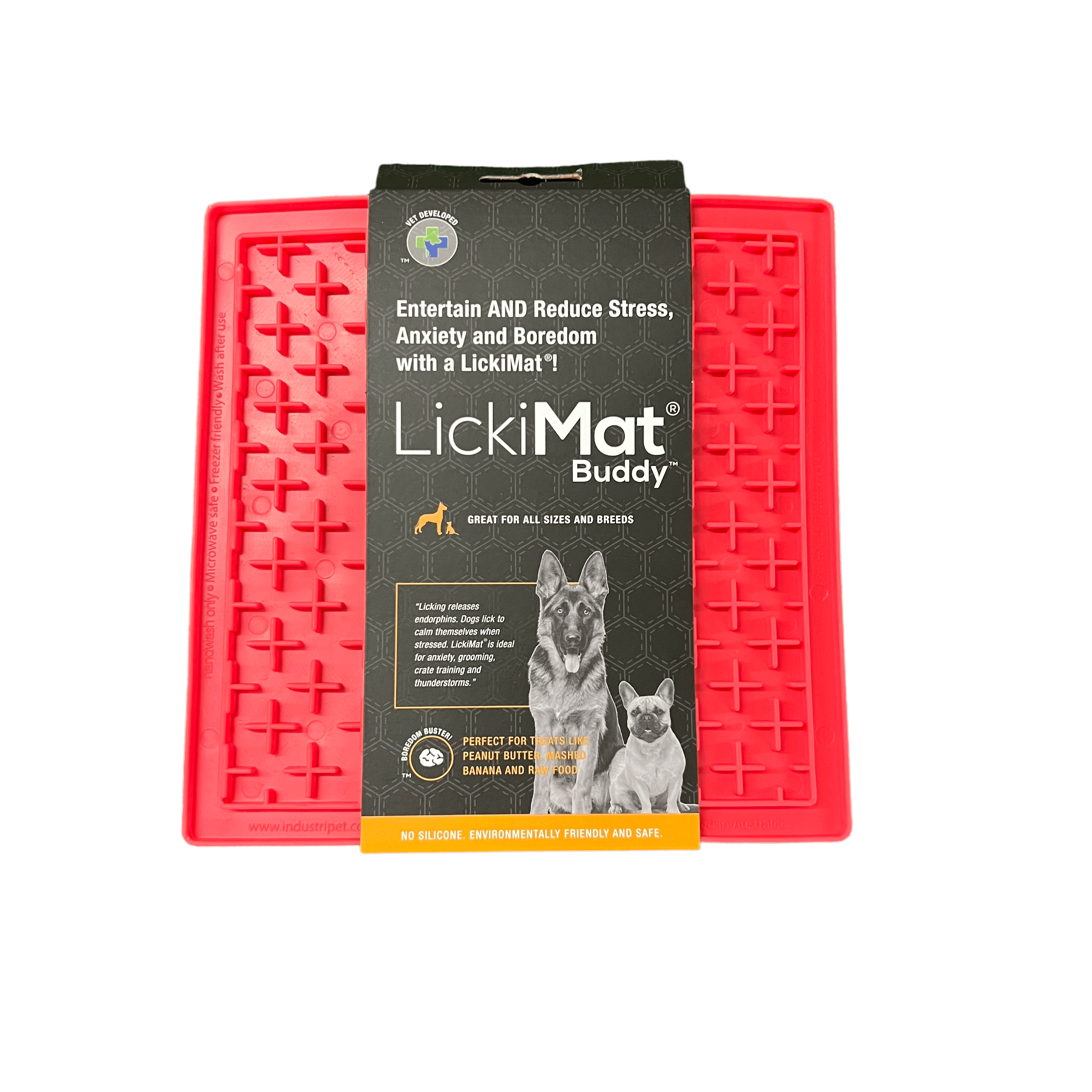 LickiMat Buddy Red Natural Doggy Treats